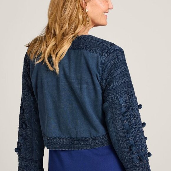 Soft Surroundings Theodora Bolero Jacket - Picture 4 of 11